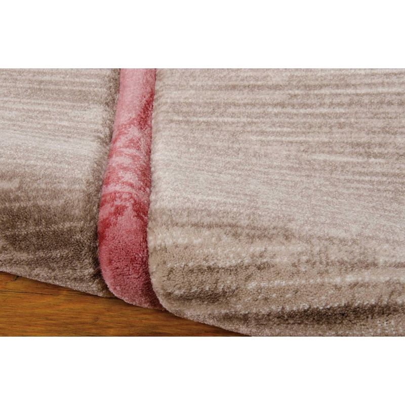 5'3"x7'5" Rectangle Woven Area Rug Beige - Nourison