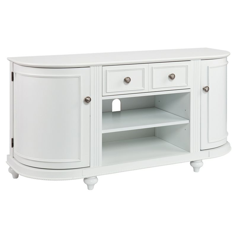49" TV Stand - White - Aiden Lane