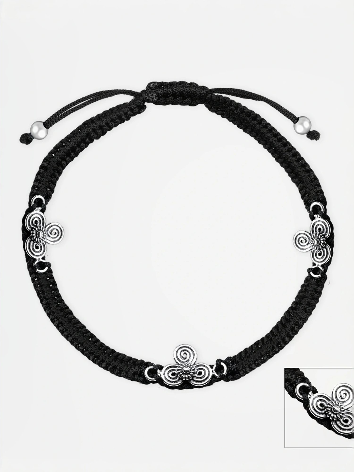 Silberry 92.5 Sterling Silver Isabelle Anklet