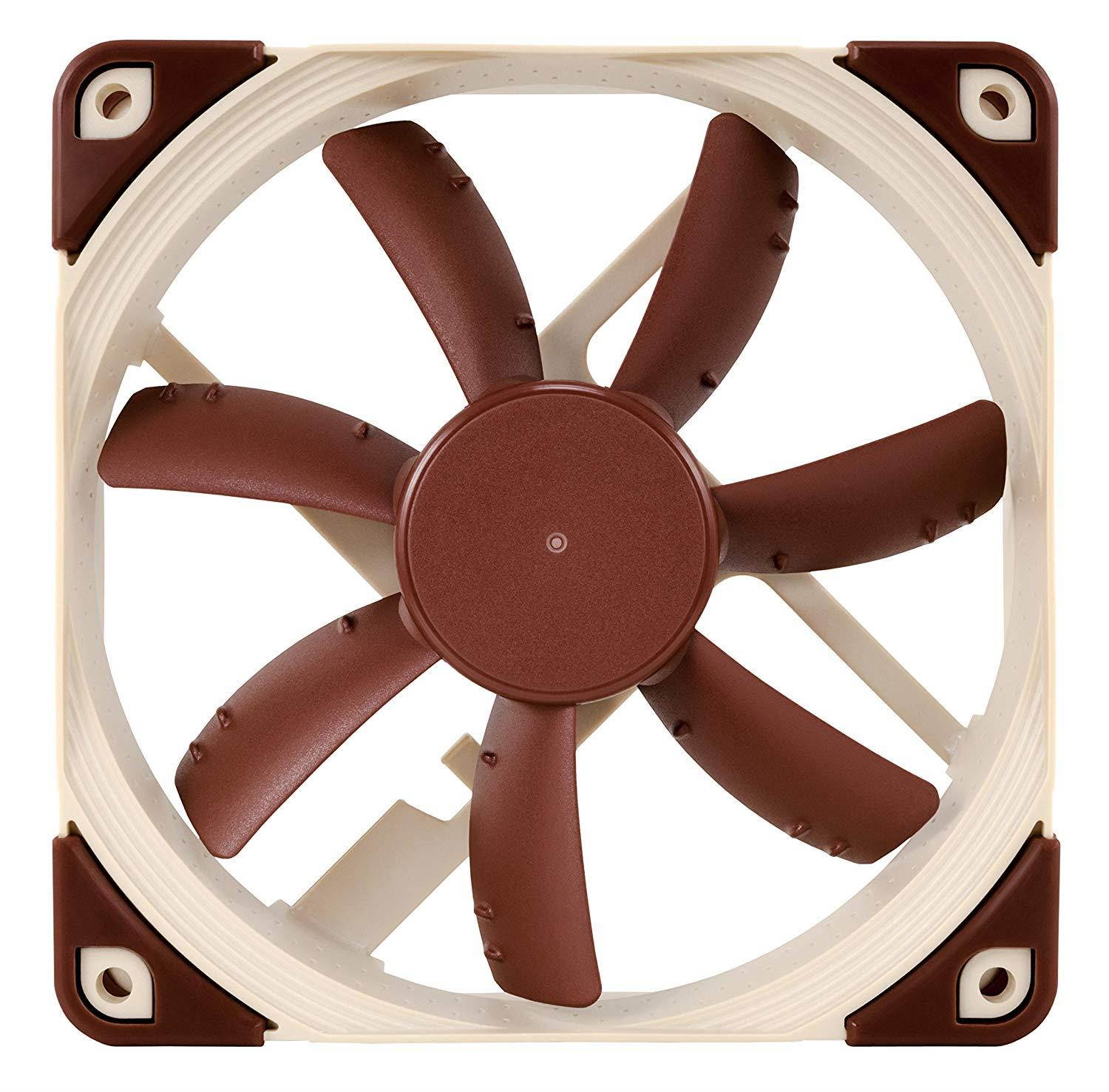 Noctua NF-S12A PWM, Premium Quiet Fan, 4-Pin (120mm, Brown)