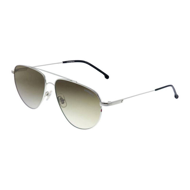Carrera 2014/T/S 010 HA Unisex Pilot Sunglasses Silver 56mm
