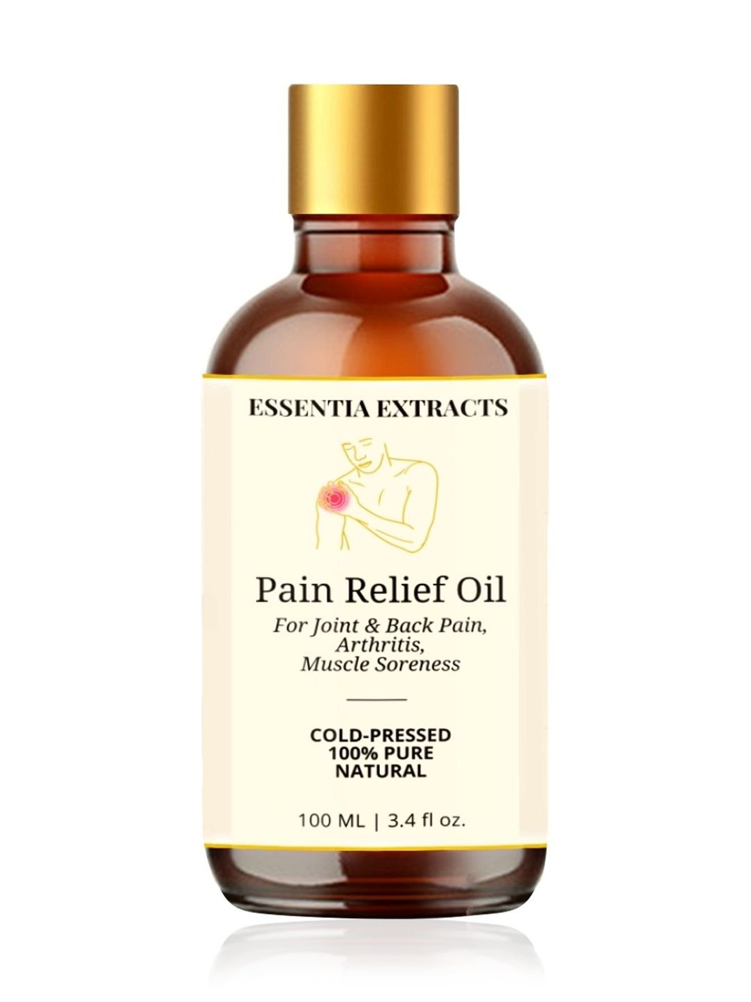 Essentia Extracts Ayurvedic Pain Relief Oil for Muscle & Joint Pain - 100 ml