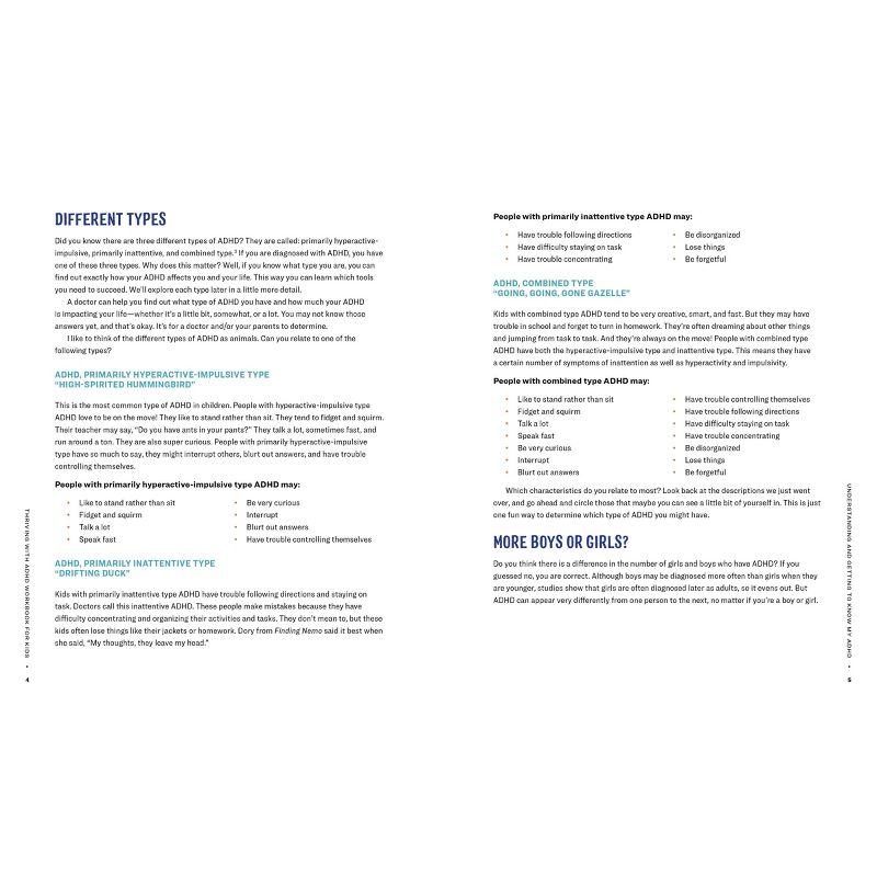 Thriving with ADHD Workbook for Kids - by Kelli Miller (Paperback)