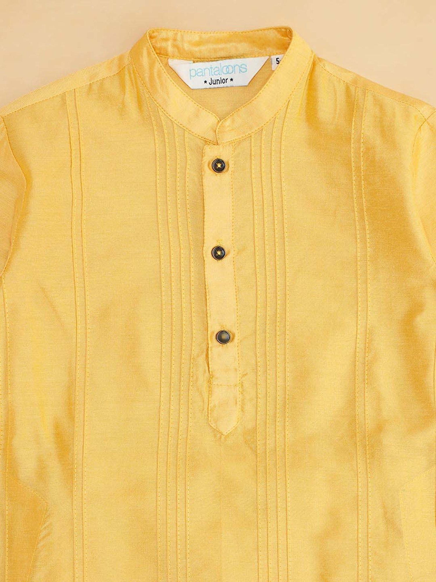 VASTRAMAY Kids Pink & White Floral Print Kurta Set