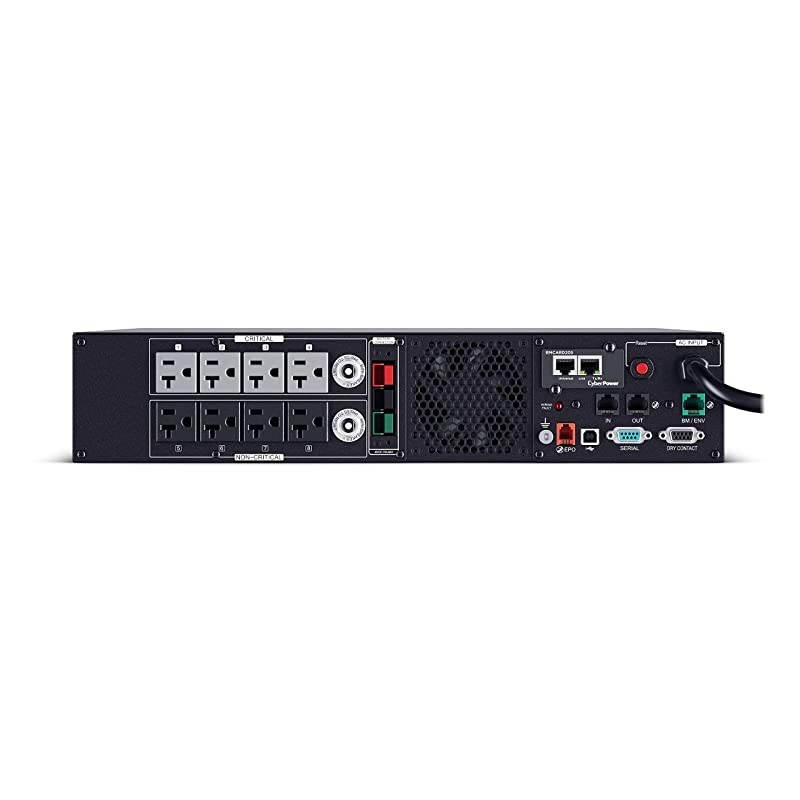 PR2200RTXL2UN Smart App Sinewave UPS System, 2200VA/2200W, 8 Outlets, 2U Rack/Tower, RMCARD205 Pre-Installed, EBM Option