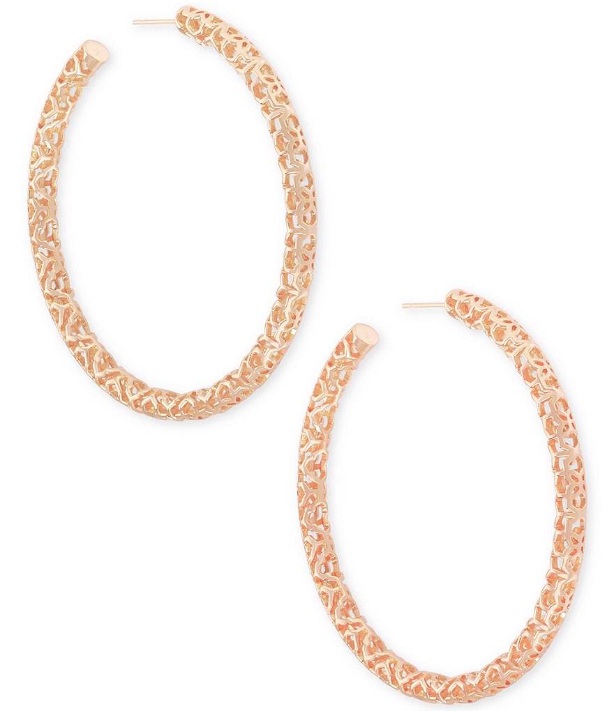 Kendra Scott Maggie Hoop Statement Earrings