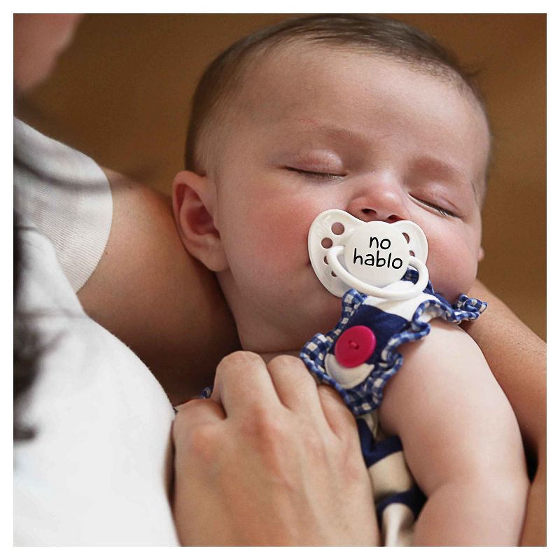 Ulubulu 2pk Pacifiers No Hablo & Que Pasa