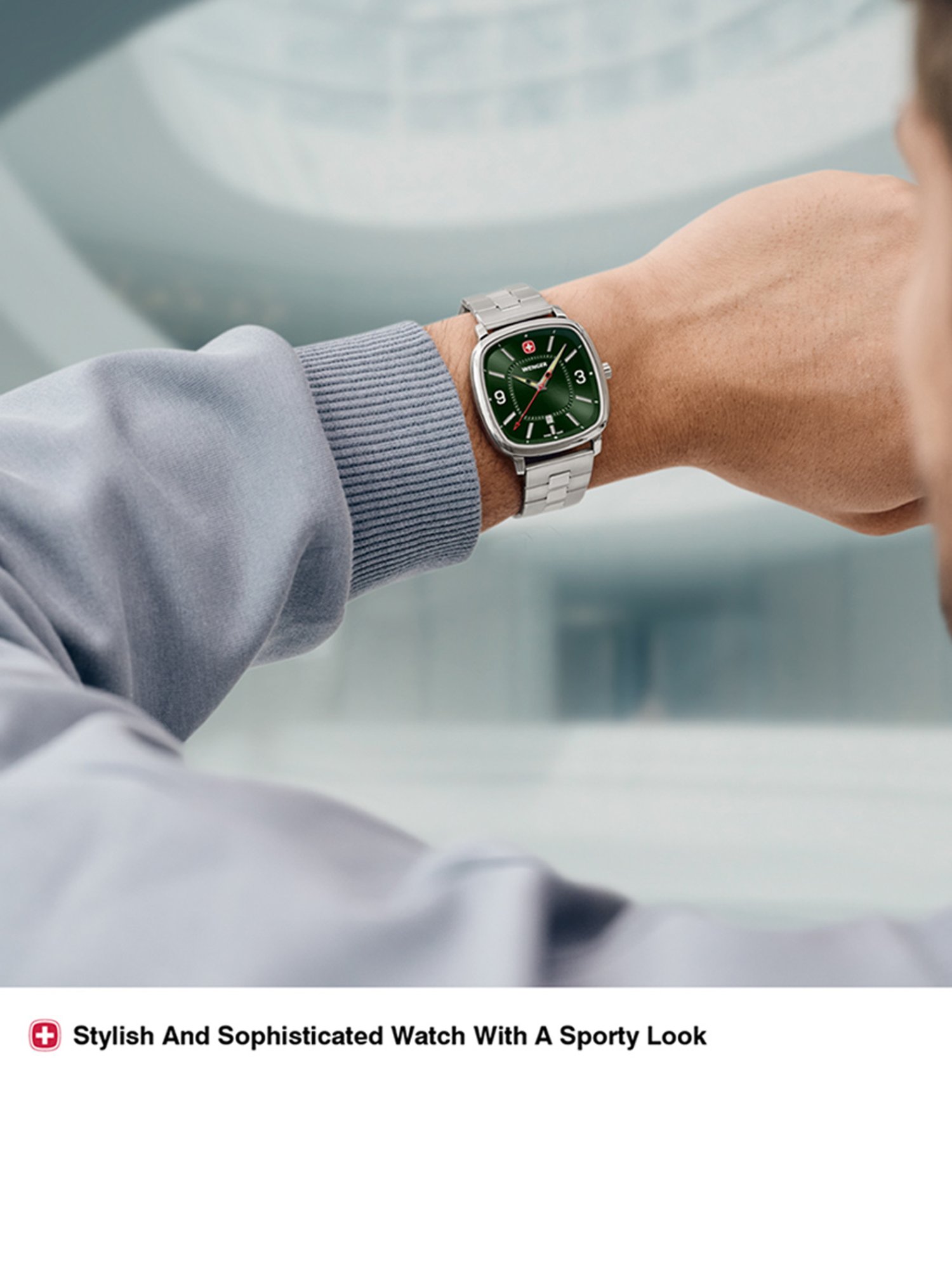 Wenger 01.1921.111 Analog Watch for Men