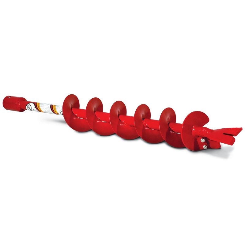 Earthquake Auger Fishtail Point Replaceable Post Hole Digger Bit, 4" & 6" Bits