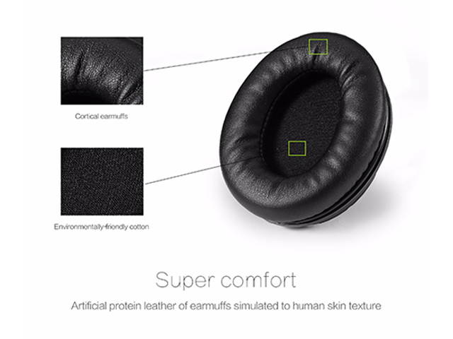 Ausdom M06 Lightweight Stereo Wired Wireless Bluetooth EDR Over Ear Headphones Deep Bass with Built-in Mic for Music Streaming Hands-free Calling Headset