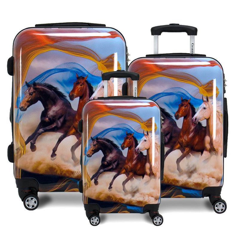 Chariot Travelware CHH-52 Mustang 3pc Luggage Set