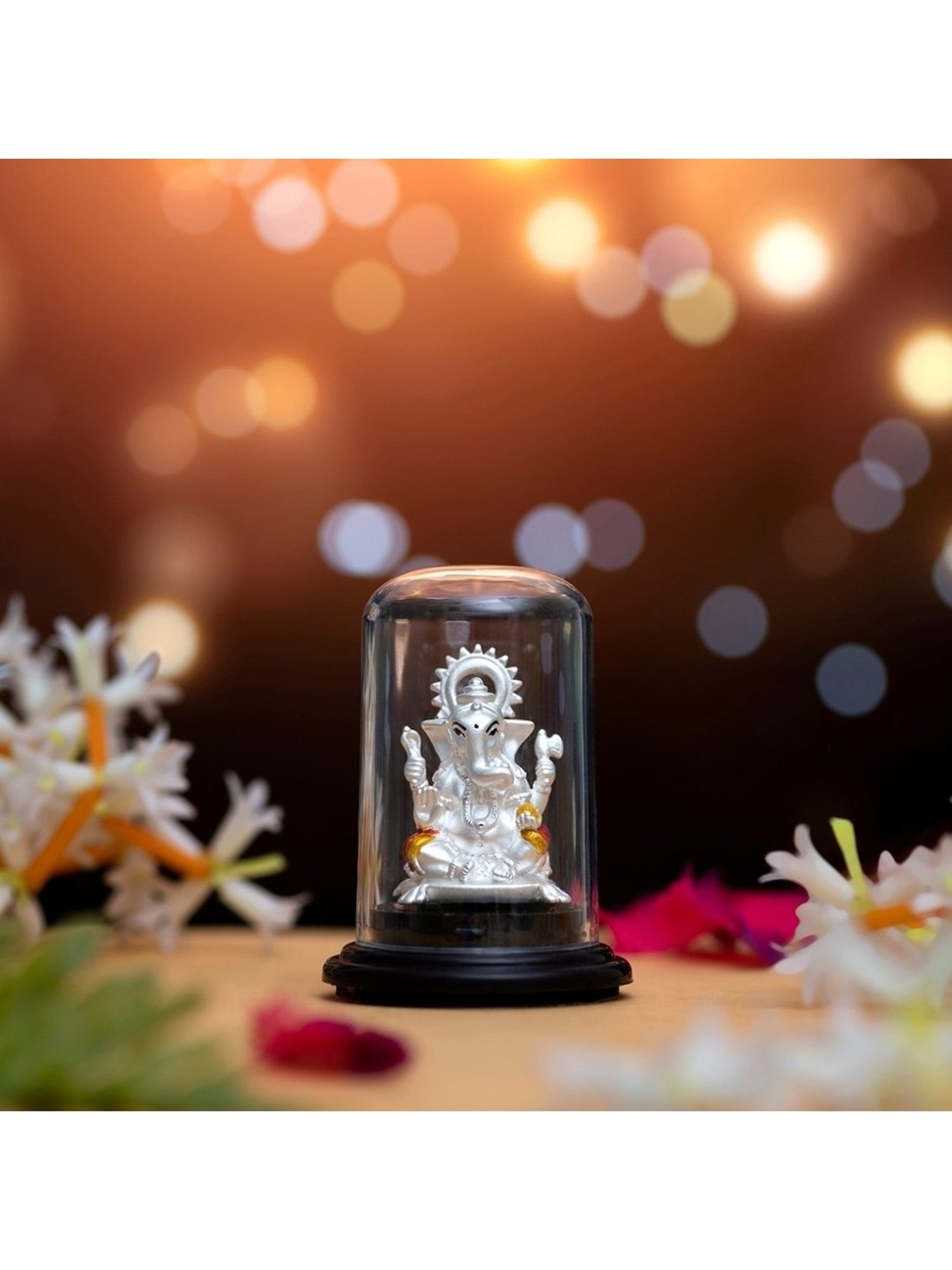 Sri Jagdamba Pearls 0.8 Silver Vishnu Idol