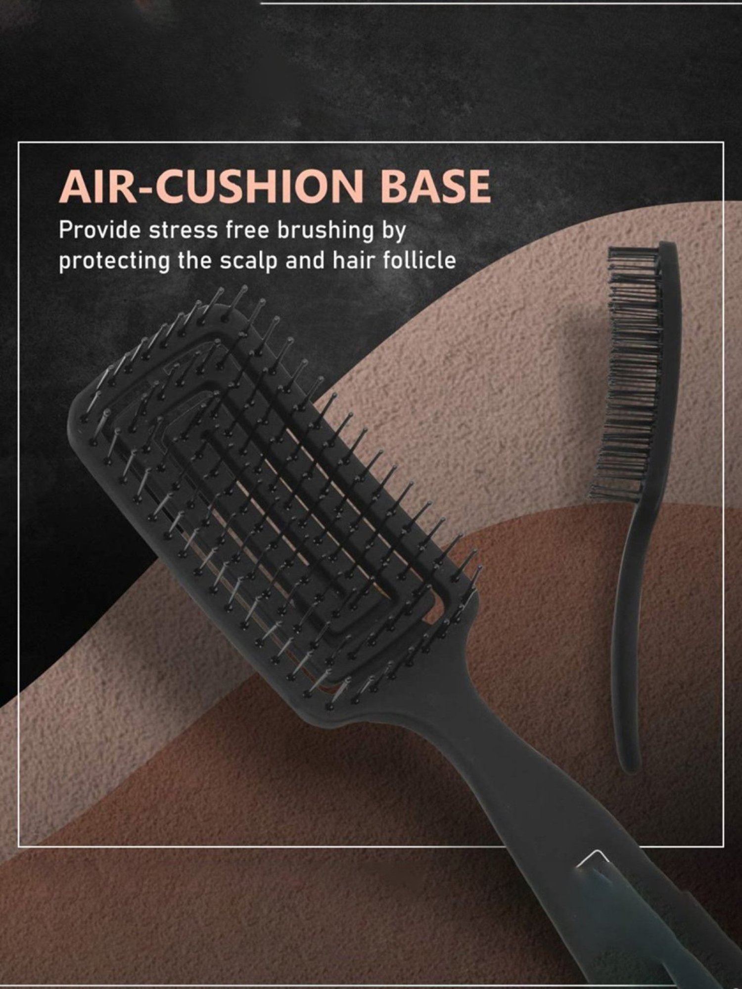 Wahl Flexi Vent Hair Brush (Black)