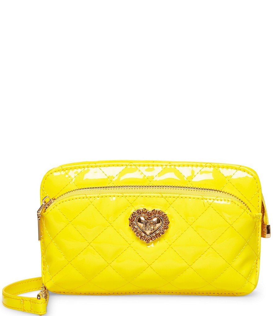 Betsey Johnson Patent Brights Quilted Crossbody Bag
