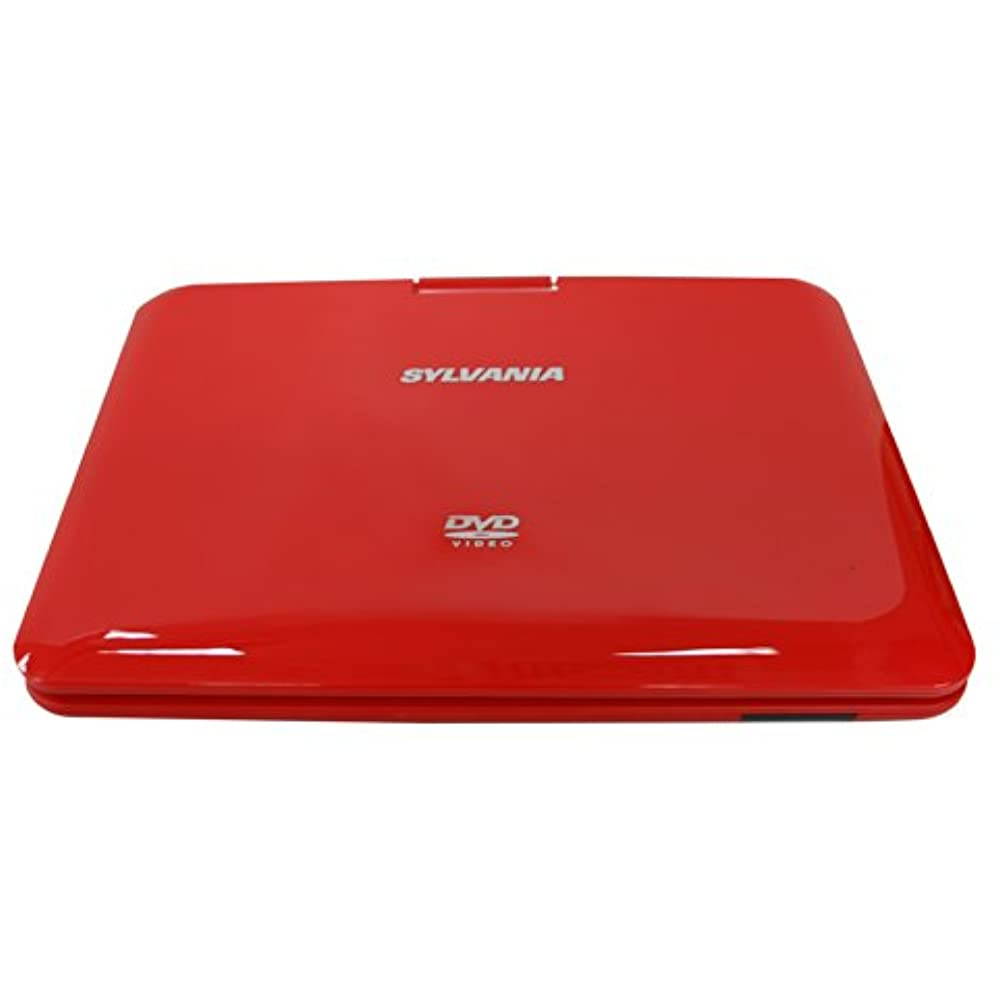 SYLVANIA SDVD9020B-RED 9 Portable DVD Player with 5-Hour Battery (Red)