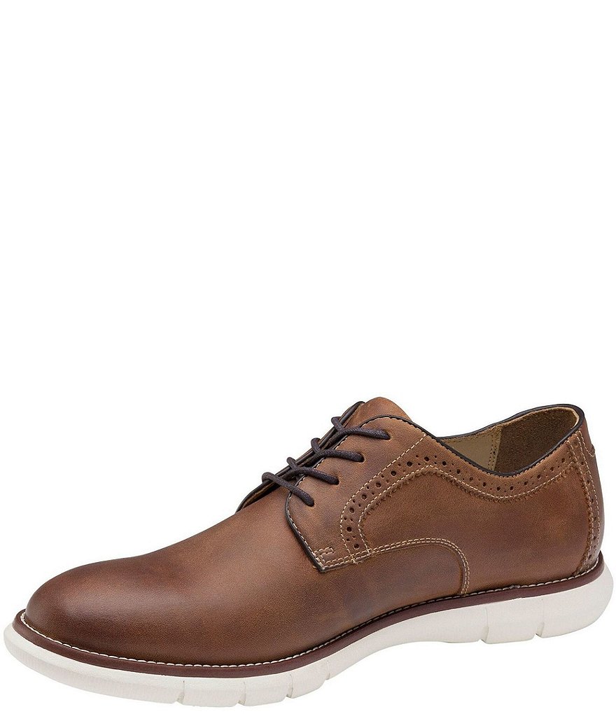 Johnston & Murphy Men's Plain Toe Leather Casual Shoes
