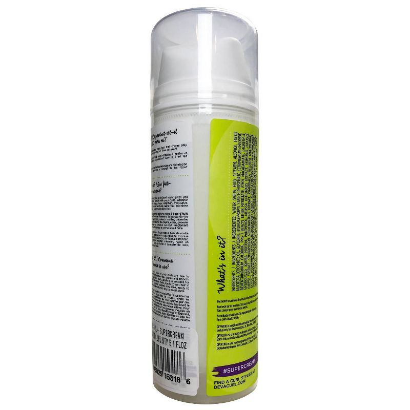 Devacurl Supercream Coconut Curl Styler - 5.1 fl oz