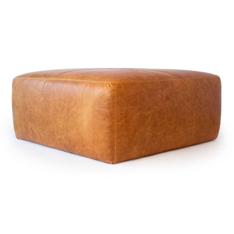 Yosemite Ottoman Cognac Tan - Poly & Bark