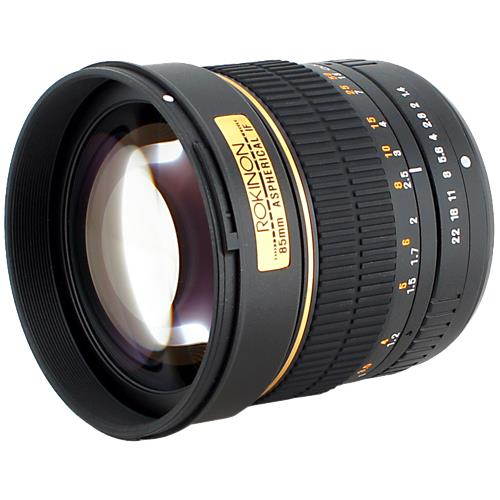 Rokinon 85mm f/1.4 Aspherical Lens for Pentax DSLR Cameras #85M-P
