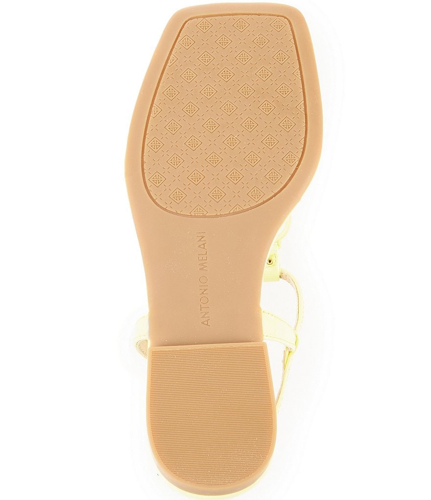 Antonio Melani Darsee Patent Leather Thong Flat Sandals