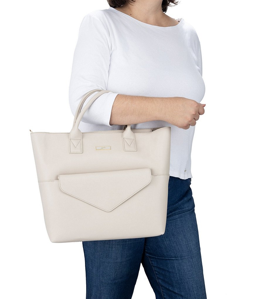 Ju-Ju-Be Eco Leather Zip Top Tote Bag