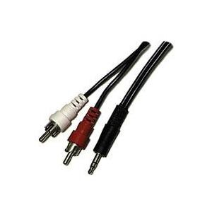 STEREN 255-045 6ft. Y-Cable Audio Adapters