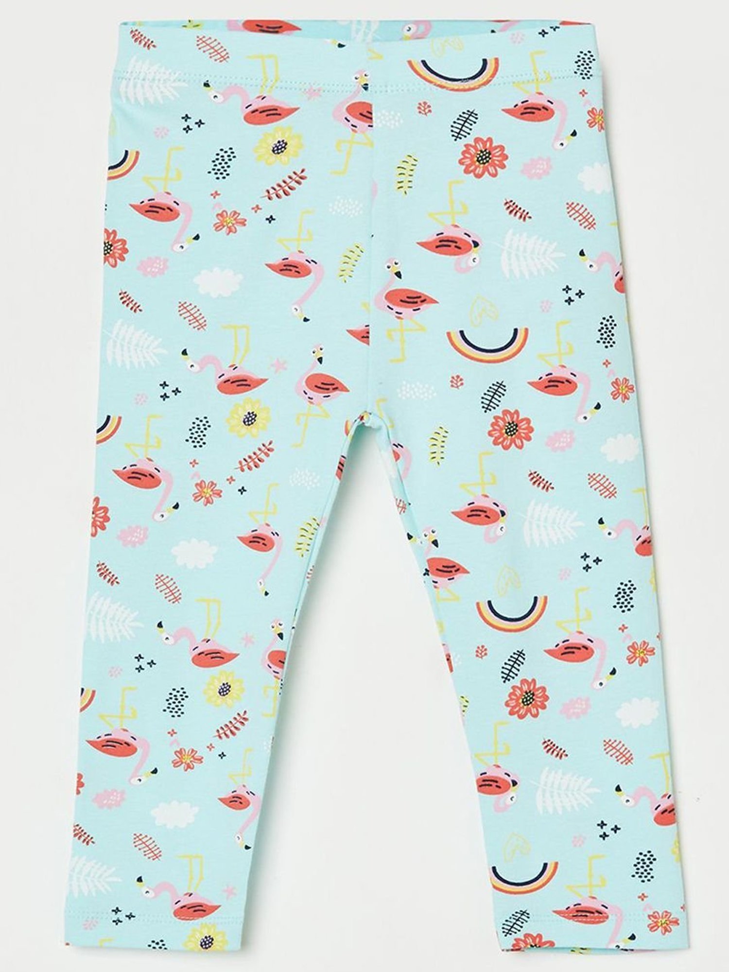 Mothercare Kids Blue Embroidered Jeggings