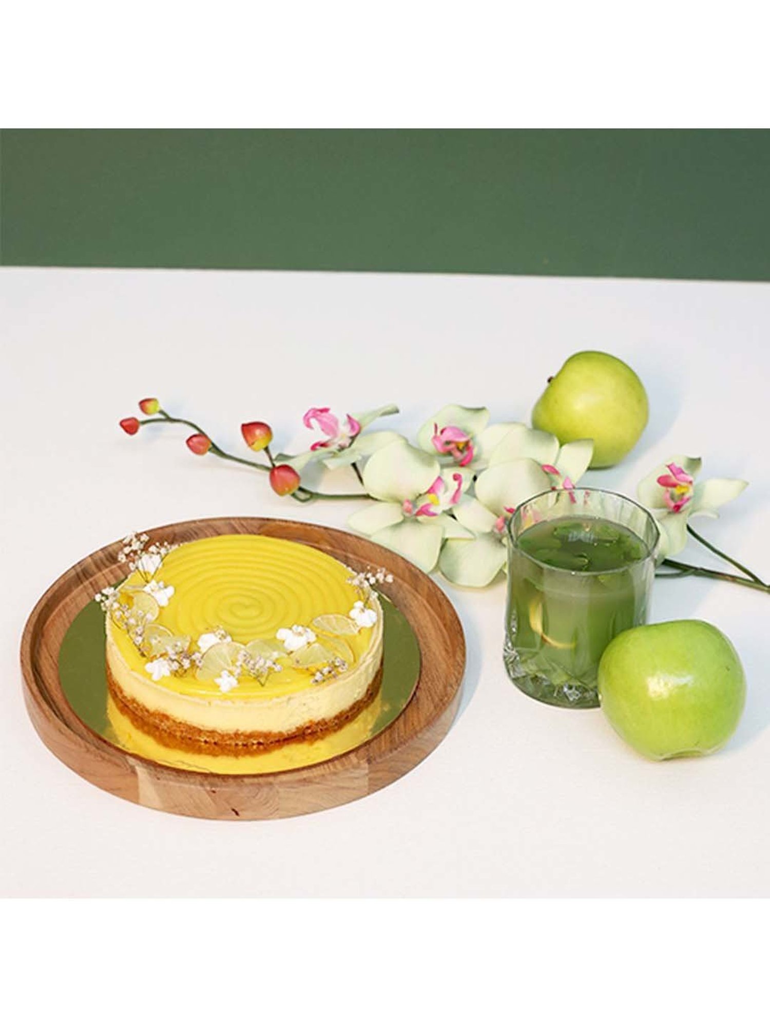 ICRAFT Orbit Brown Teak Wood Round Platter