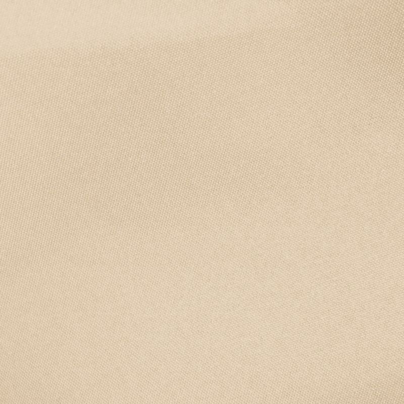 Sunnydaze Outdoor Solar Patio Umbrella with Polyester Canopy, LED Lights and Push Button Tilt and Crank - 9' - Beige