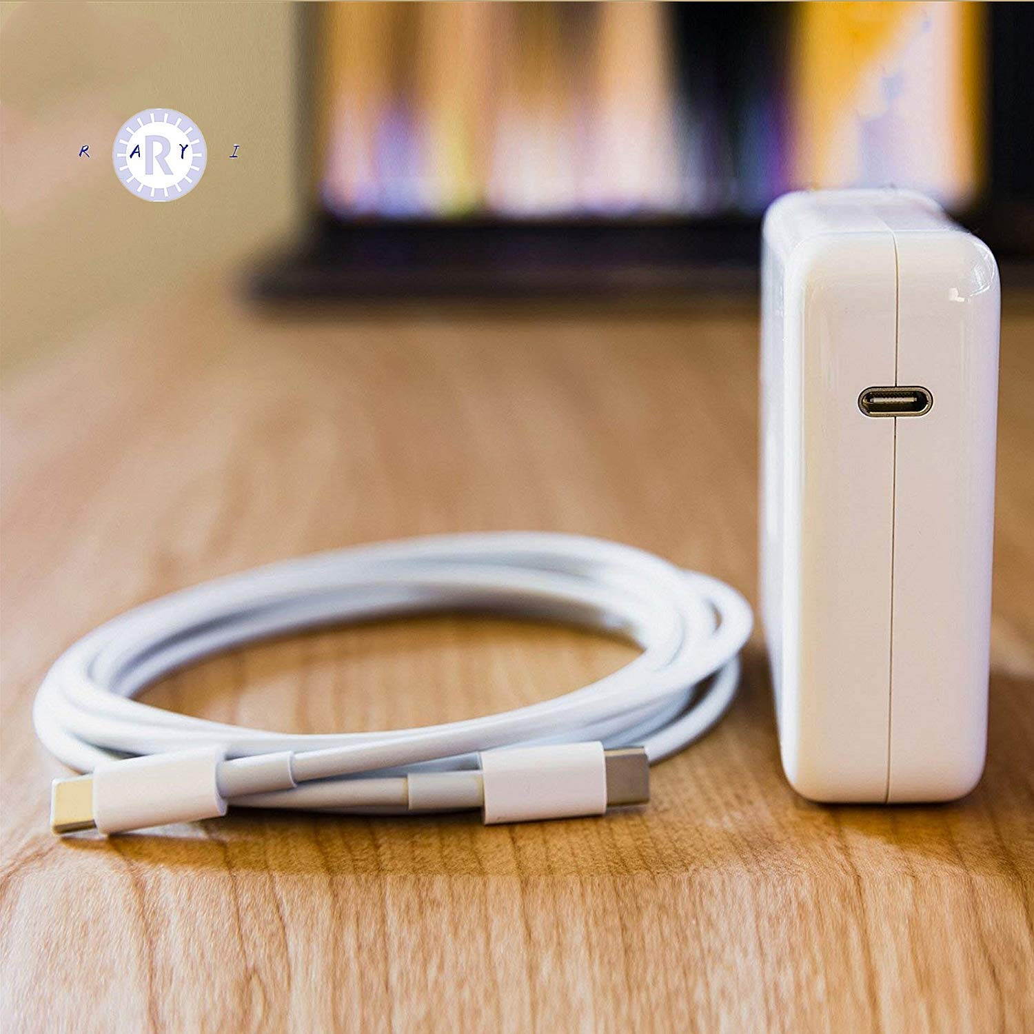 87W USB C Charger Power Adapter Compatible with MacBook Pro 15, 13 inch, New Air 13 inch 2020/2019/2018, Thunderbolt 3 Block, 6.6ft 5A Cable