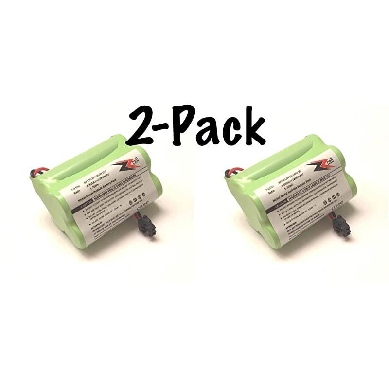 2-Pack  Battery for Bearcat Sportcat BP120 / BP150 / BP180 / BP250, Uniden BBTY0356001 1200 mAh