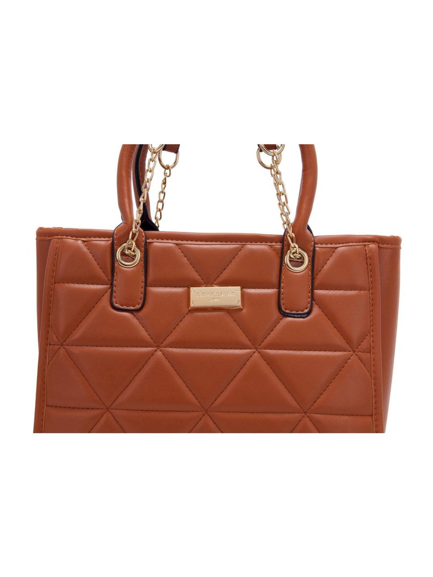 Pierre Cardin Brown Textured Handbag