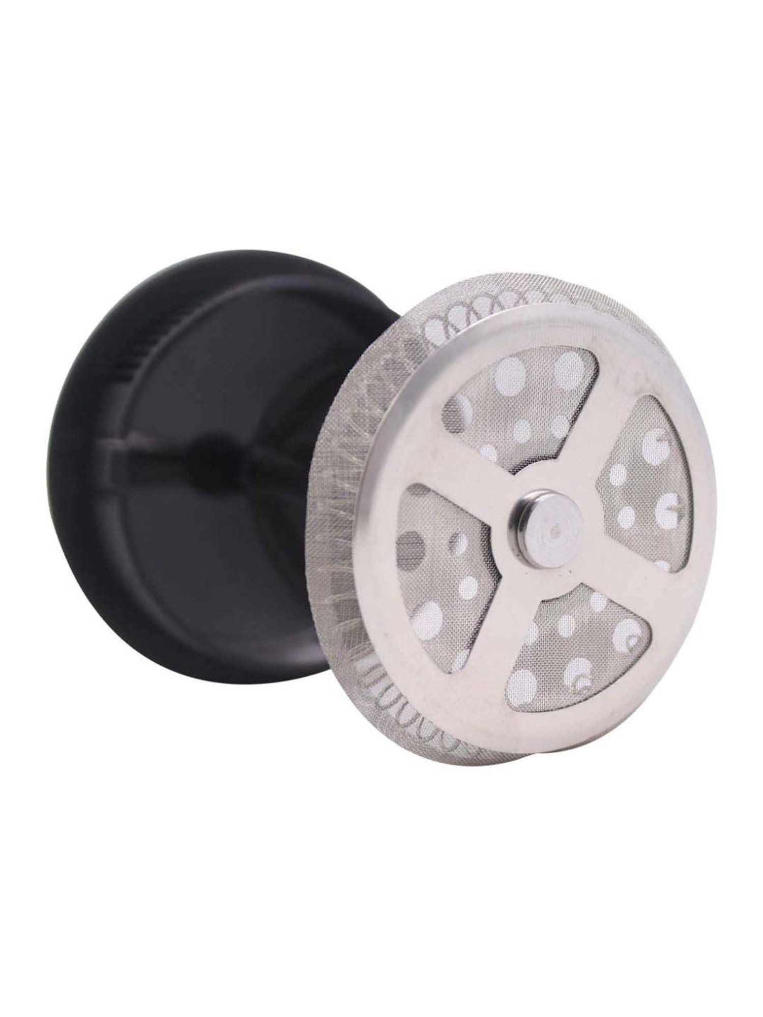 Wonderchef French Press Coffee & Tea Maker with Stainless Steel Plunger & Mesh (350 ml, Black)