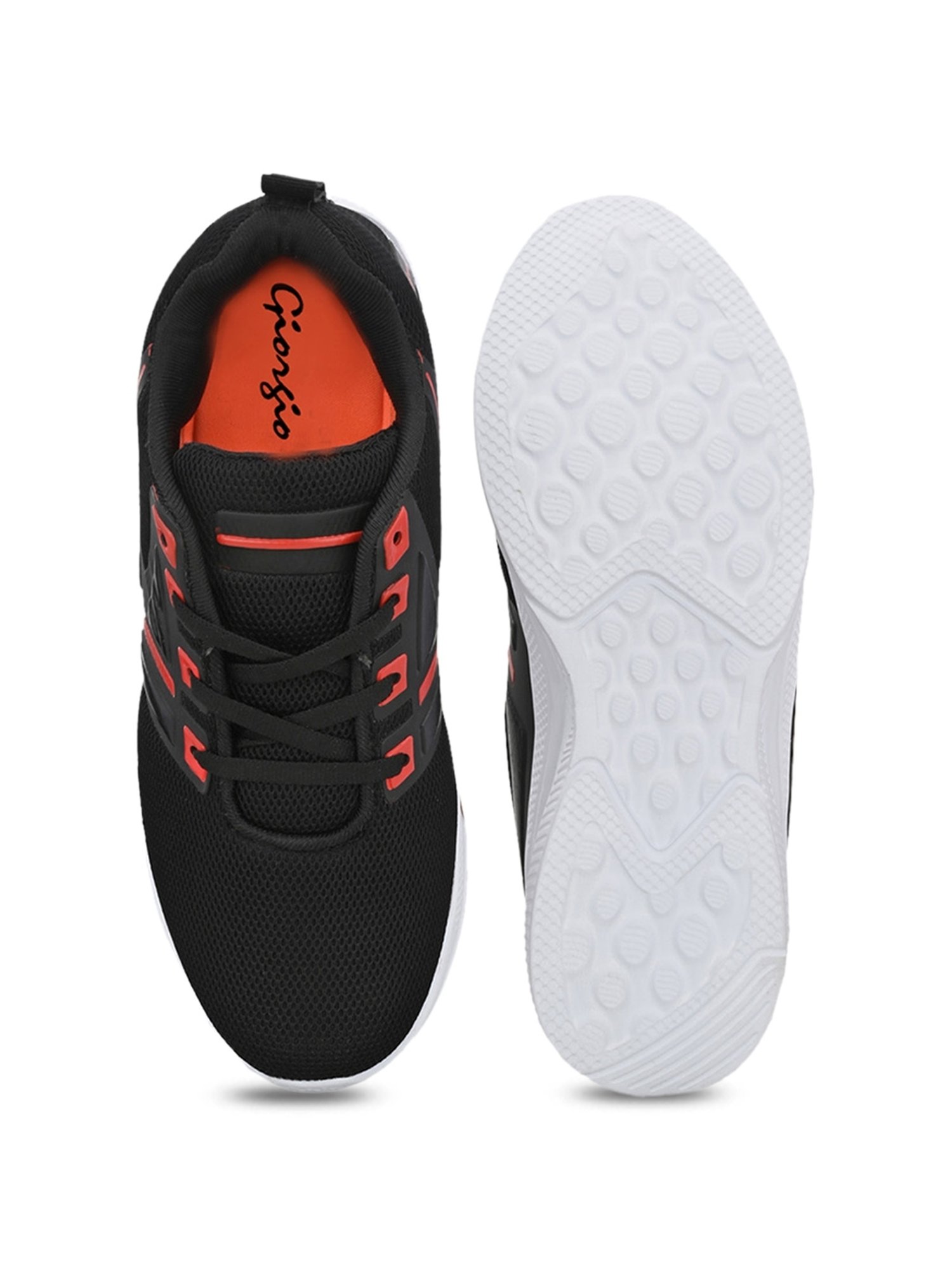 Giorgio Men's Black Running Shoes