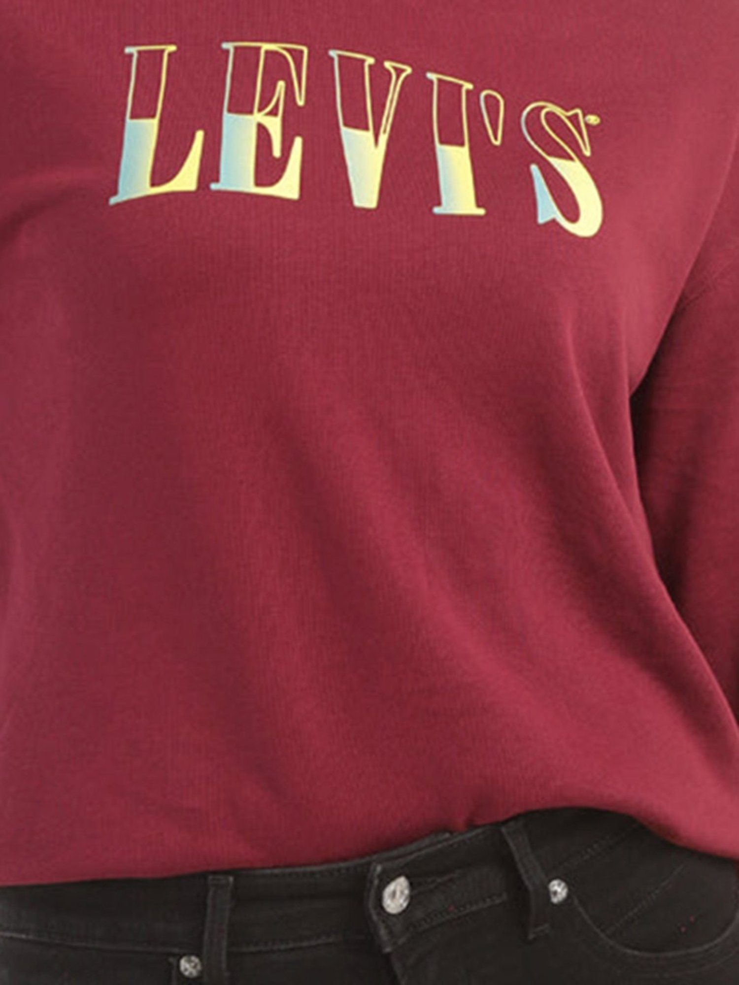 KENDALL + KYLIE Multicolored Printed Hoodie