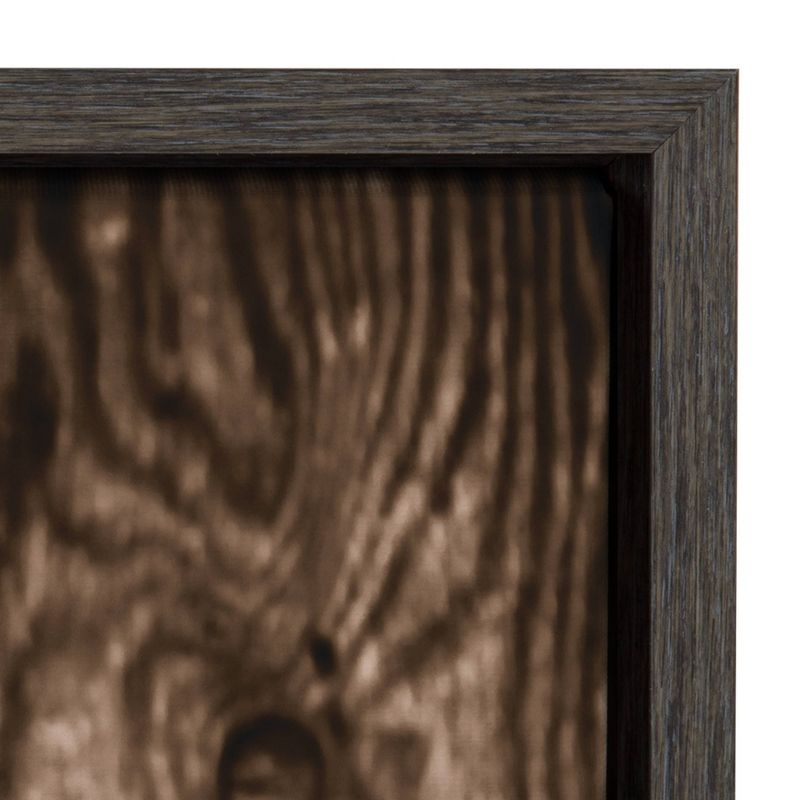 18" x 24" Sylvie Ball In The Dugout Framed Canvas by Shawn St. Peter Gray - DesignOvation