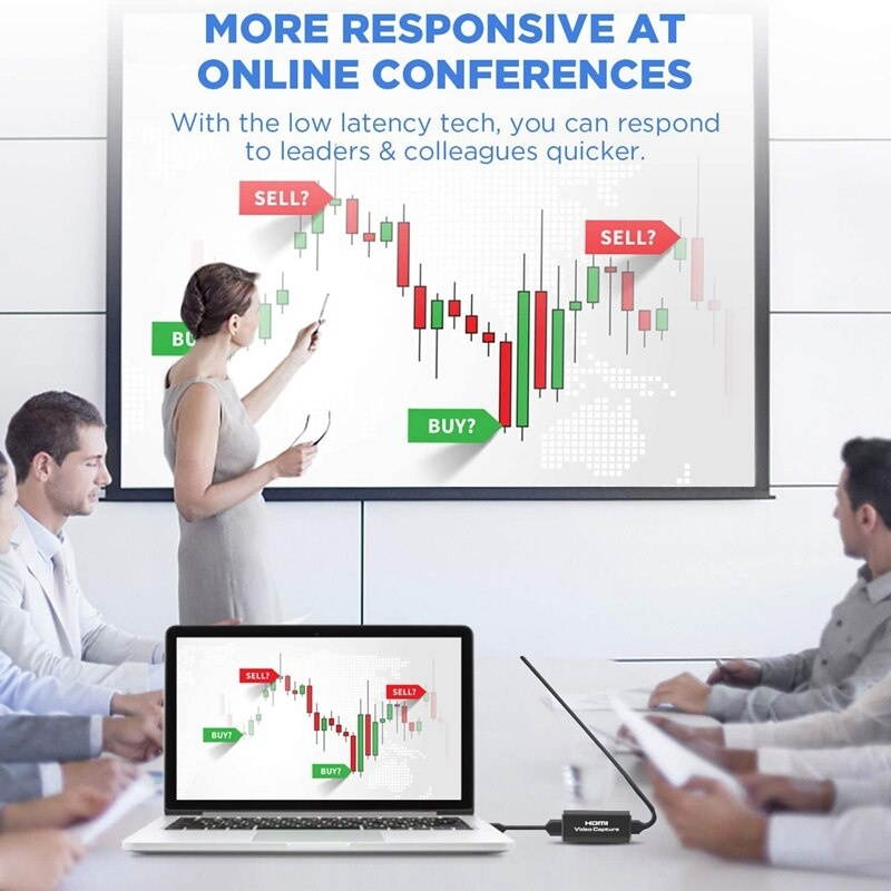 o Video Capture Cards HDMI to USB 2.0 High Definition 1080P/30Hz, for Gaming Streaming Live Broadcasting Teaching