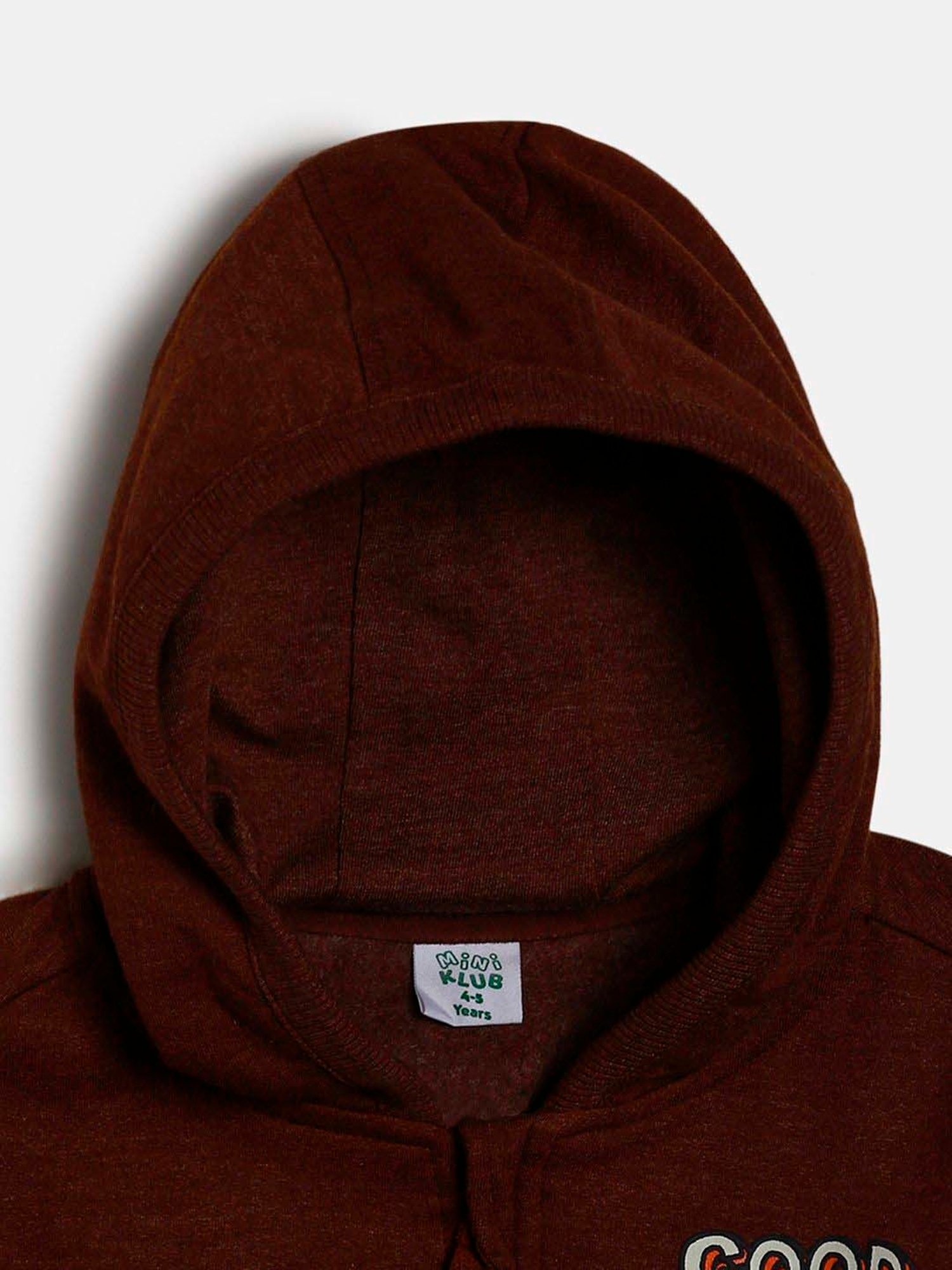 MINIKLUB Kids Brown Cotton Printed Full Sleeves Jacket