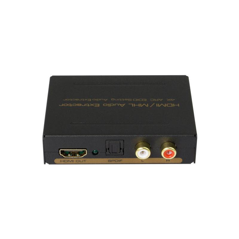 HDMI /MHL Audio (SPDIF+R/L) Extractor (4K,ARC,EDID Setting Audio Extractor) Support 3D,4KX2K,ARC