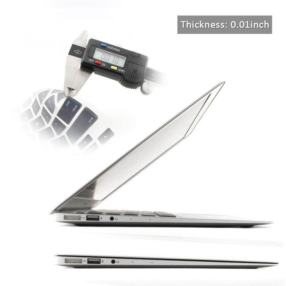 YMIX MacBook Keyboard Cover - Washable Silicone Keyboard Cover for MacBook Pro 13 (A1706) & Pro 15 (A1707) with Touch Bar - Showa Sea