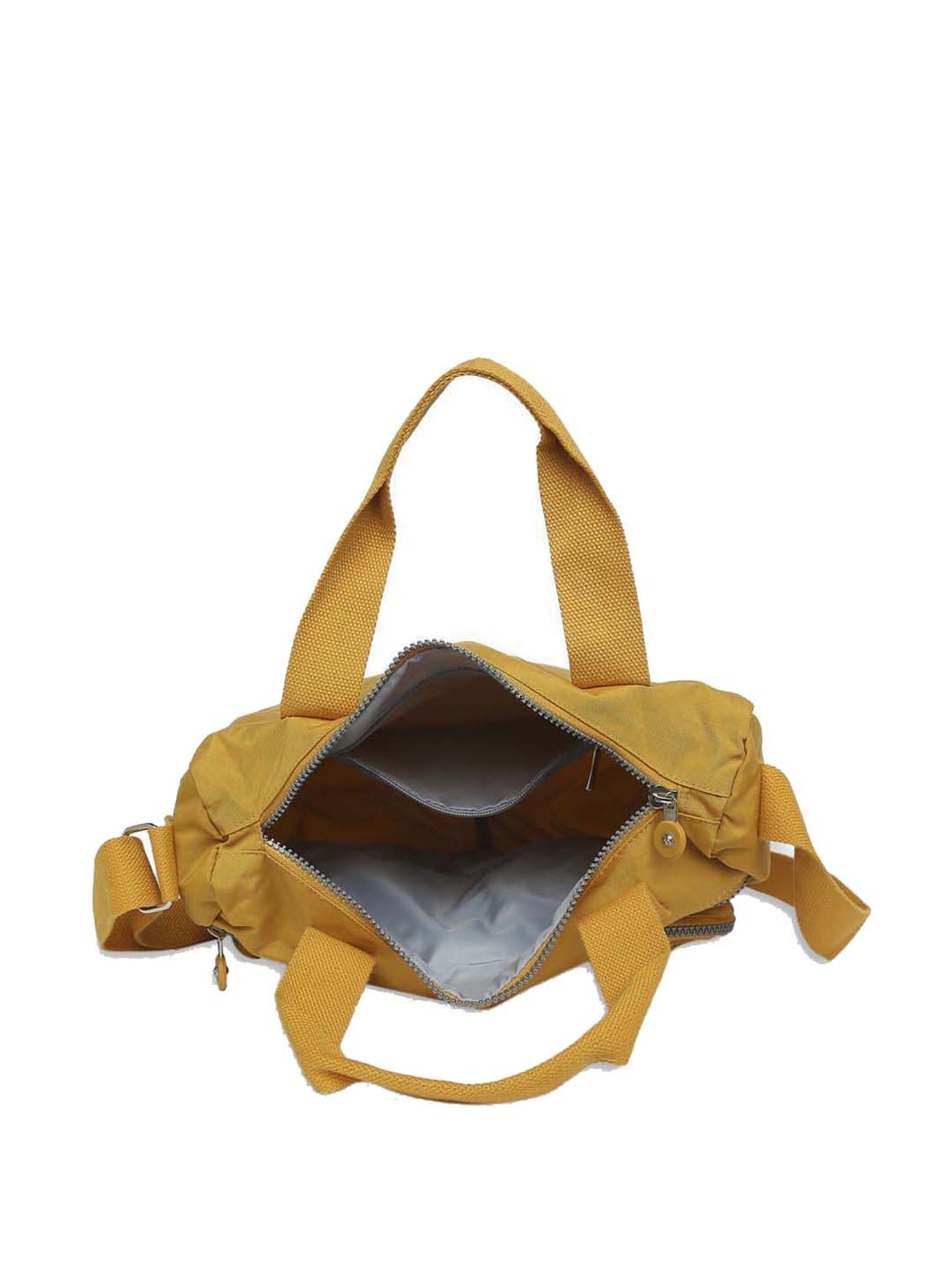 Baomi Yellow Solid Medium Cross Body Bag