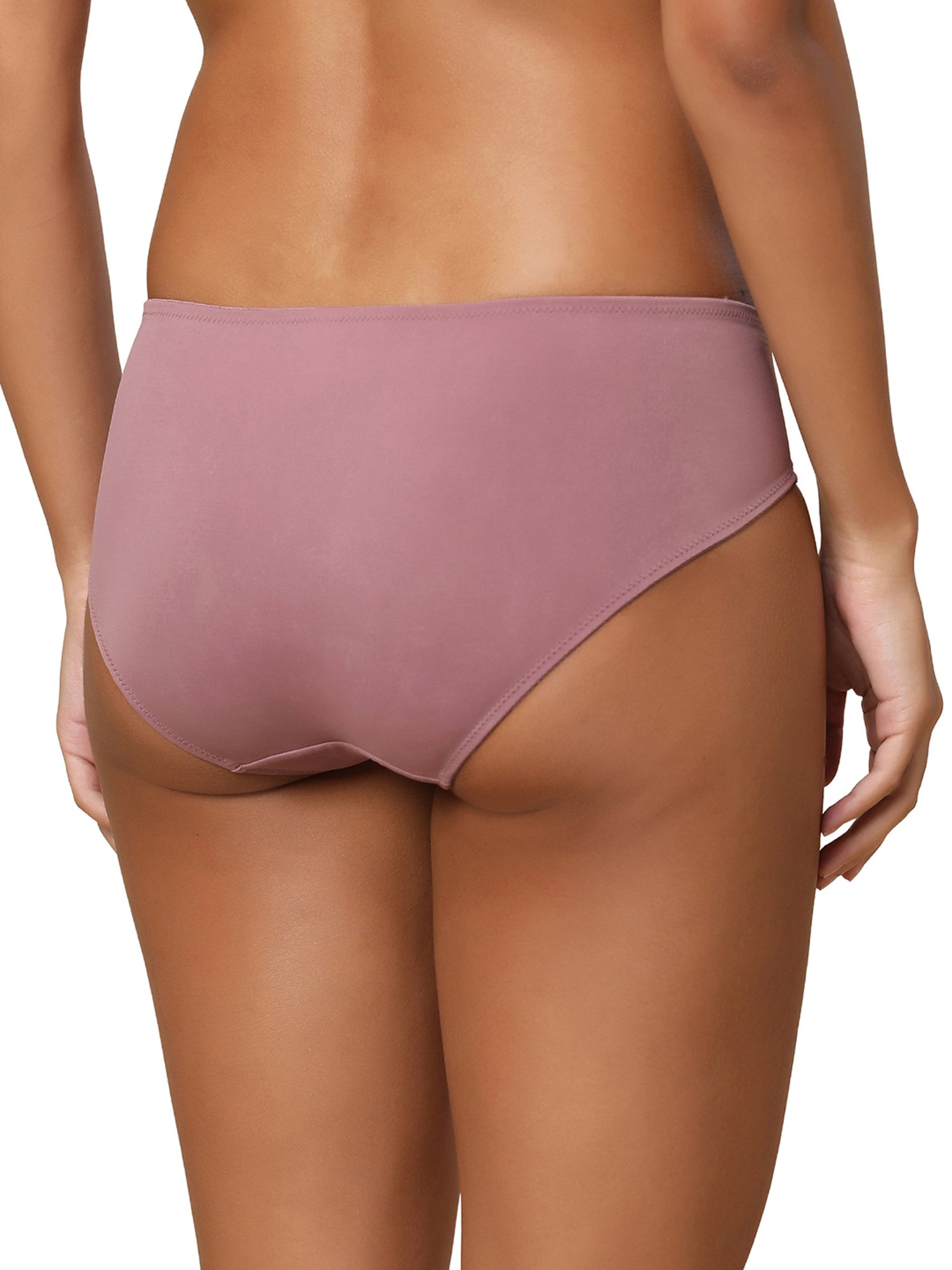 Triumph Onion Pink Embroidered Hipster Panty