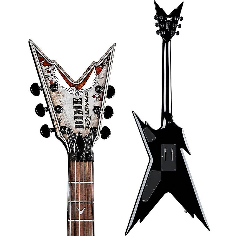 Dean Razorback Rust Electric Guitar with Case Custom Graphic