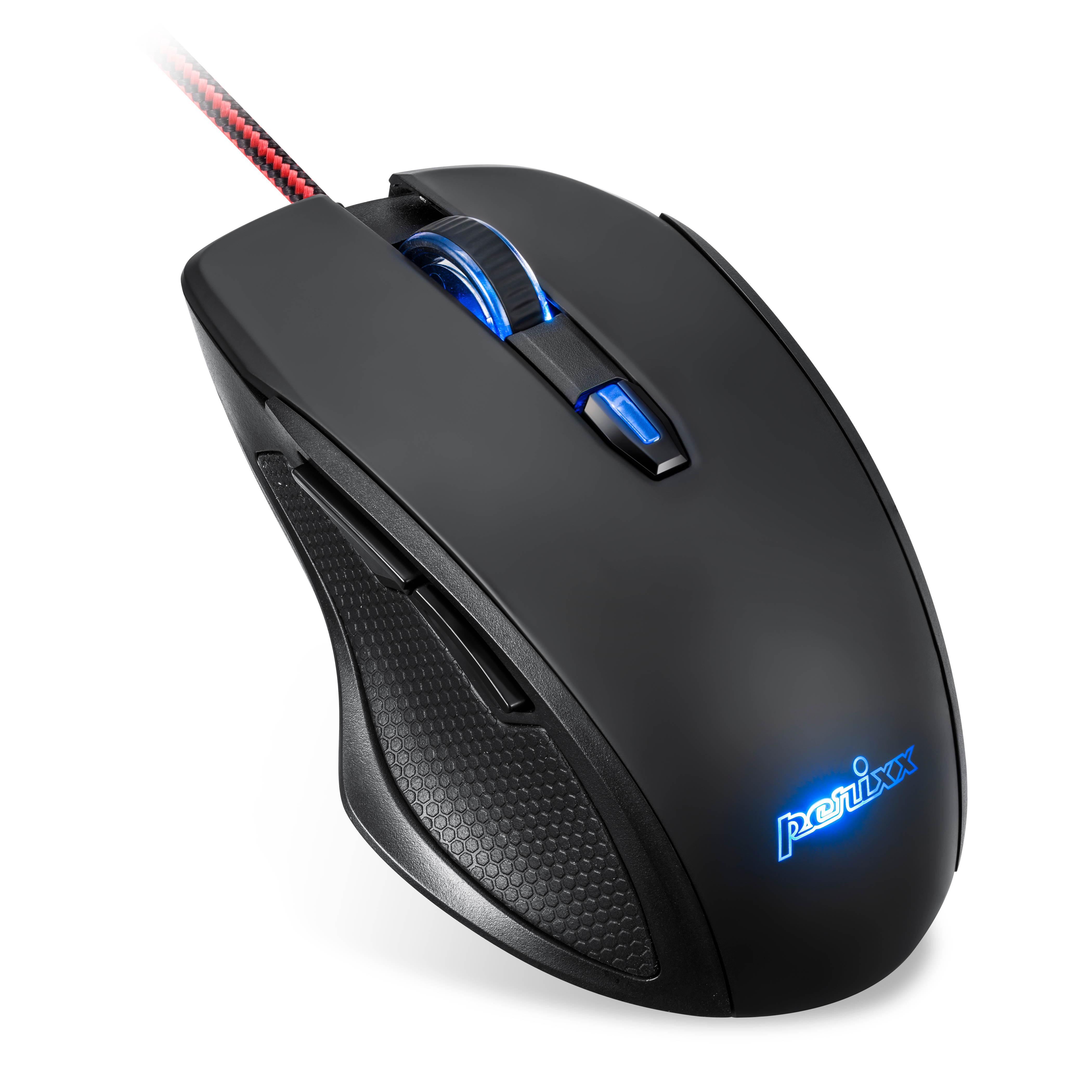 Perixx MX-1100 Programmable Gaming Mouse - Avago ADNS 3050 Optical sensor - 8 programmable buttons