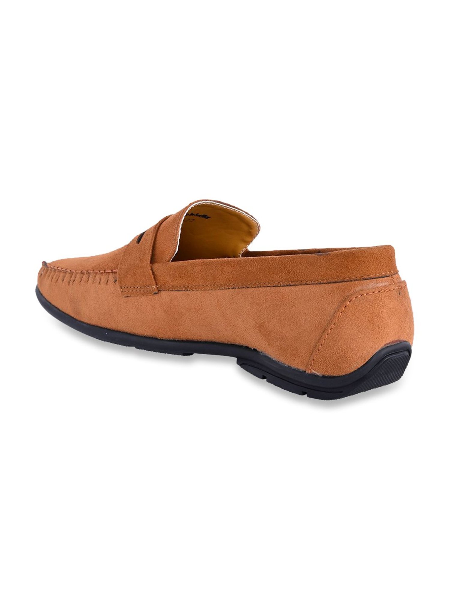 Carlton London Men's Tan Casual Loafers