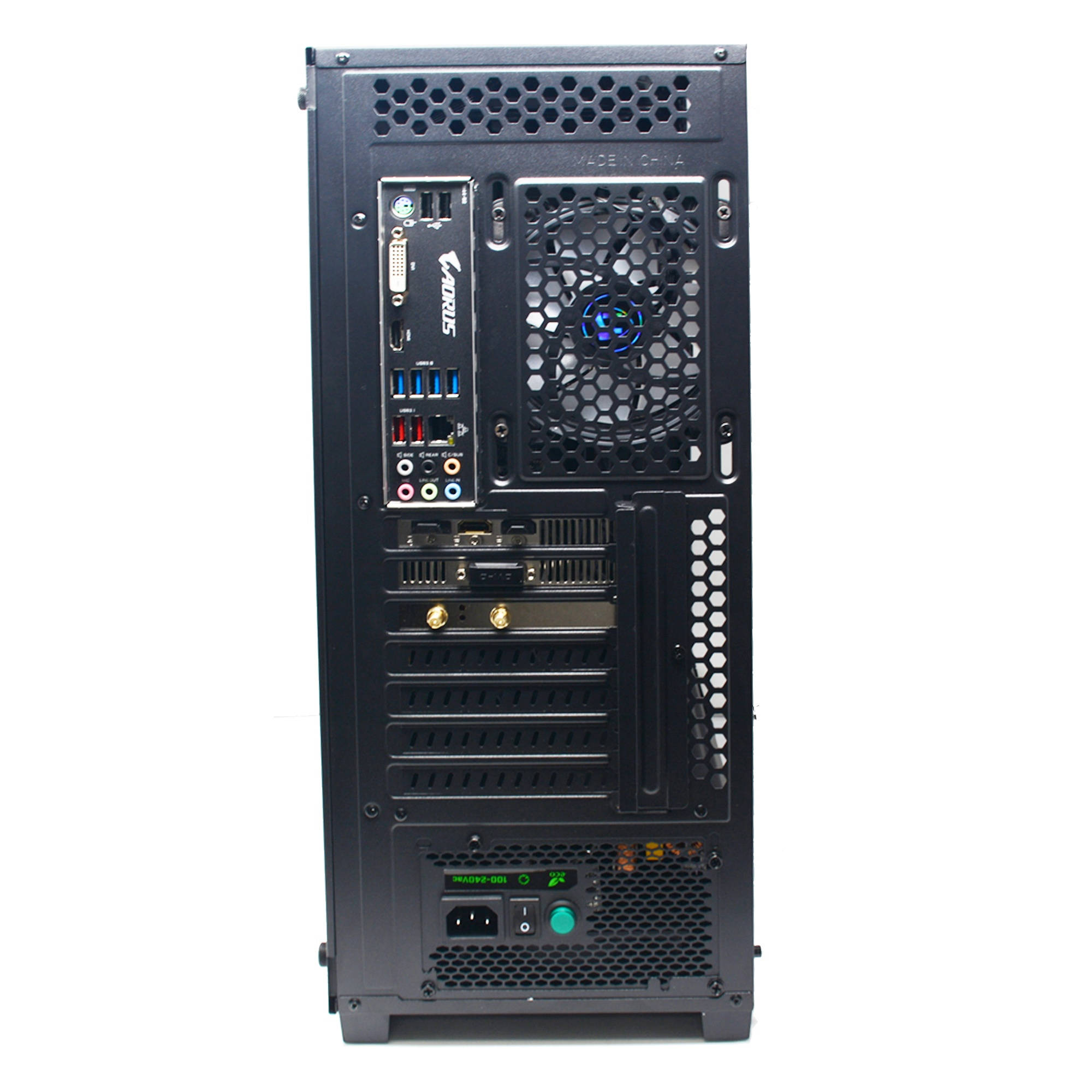 HAJAAN Flash F50 Gaming Desktop Tower PC - AMD Ryzen 5 3500X Hexa-Core Processor 3.6GHz, 16GB DDR4 RAM, 512GB SSD+1TB HDD, Nvidia GeForce GTX 1650 4GB, WIFI Windows 10 Home, NEW