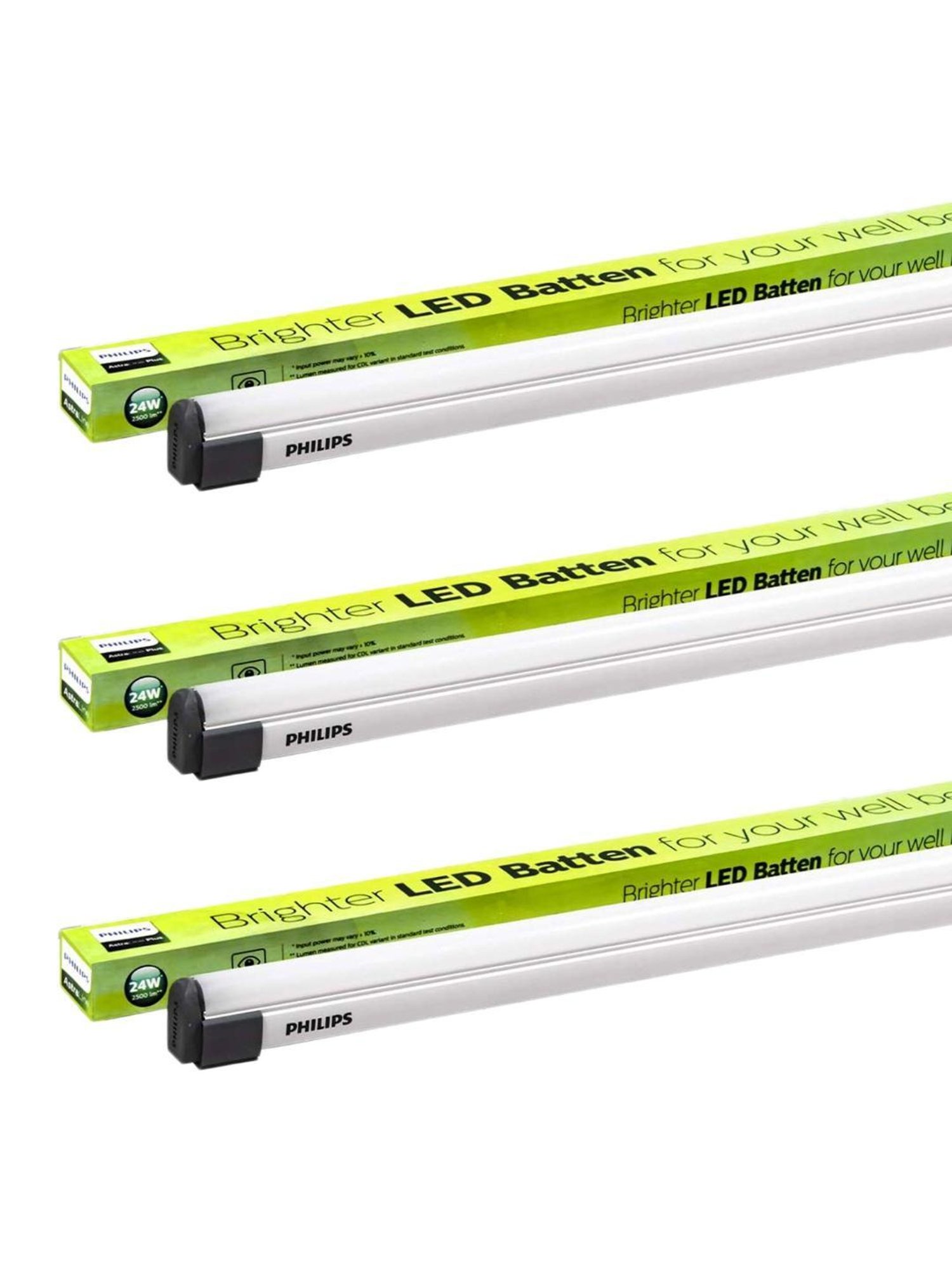 Philips 24W LED Tubelight, Cool Day Light, Pack of 3 (Astra Line Plus)