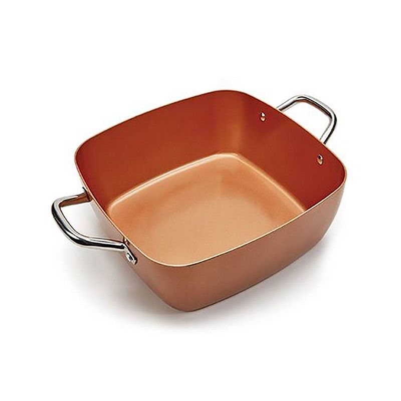 Copper Chef 5 Piece XL Aluminum & Stainless Steel Deep Dish Square Casserole Set