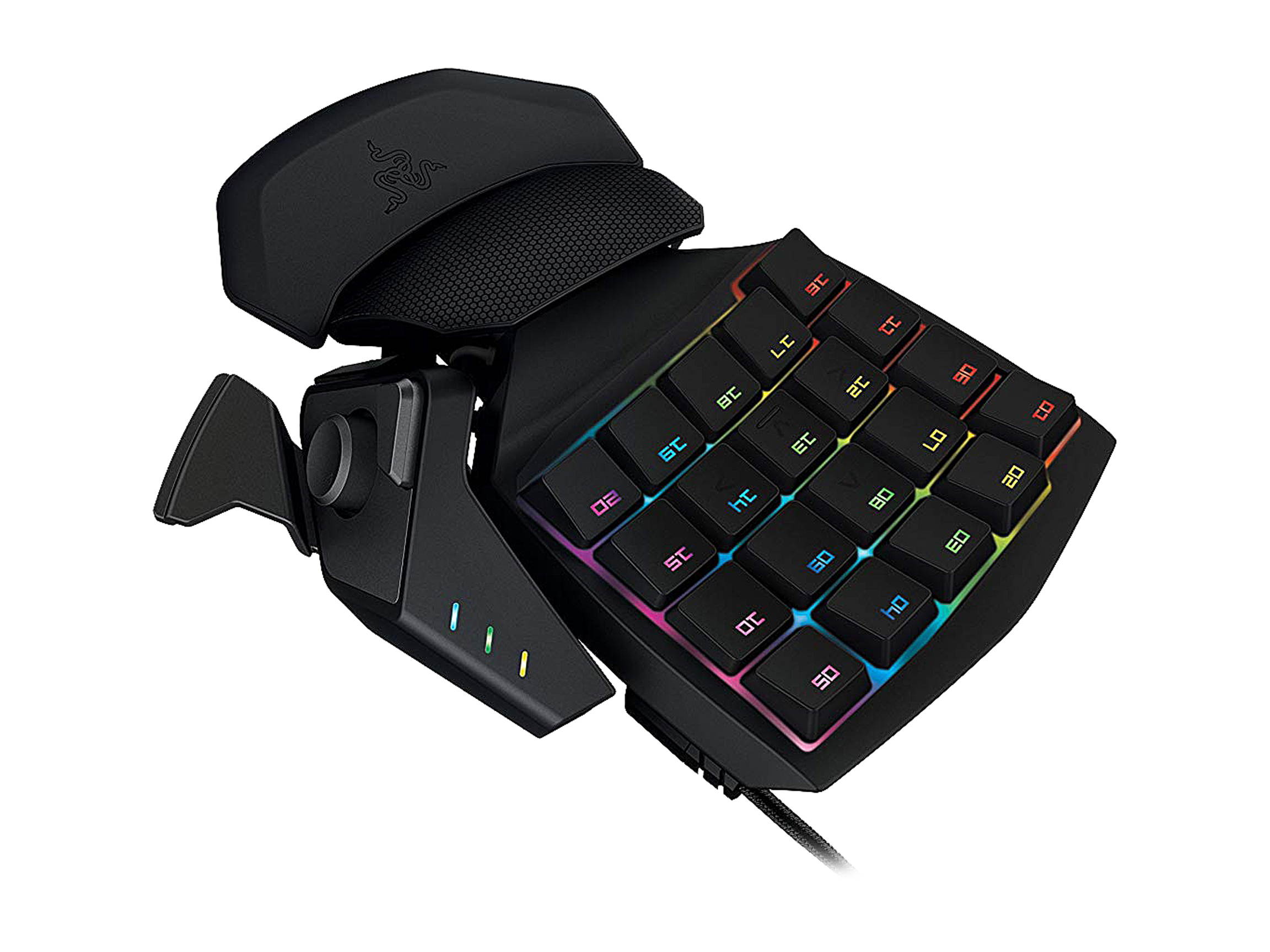 Razer Orbweaver Chroma: Green Mechanical Switch Gaming Keyboard with 30 Programmable Keys - RZ07-01440100-R3U1
