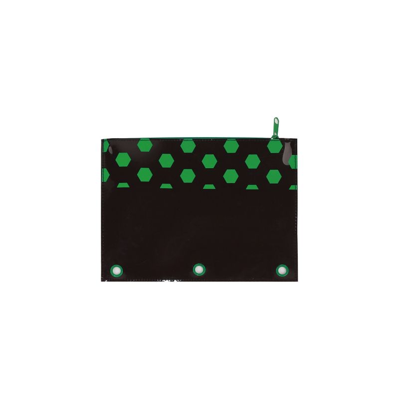 Jelly Binder Pencil Pouch Black Hexagonal - up & up™